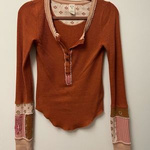 Free People Long Sleeve Layering Top